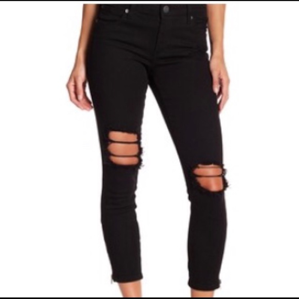 STS Blue Emma Cropped Zipper Hem Skinny Jeans 29